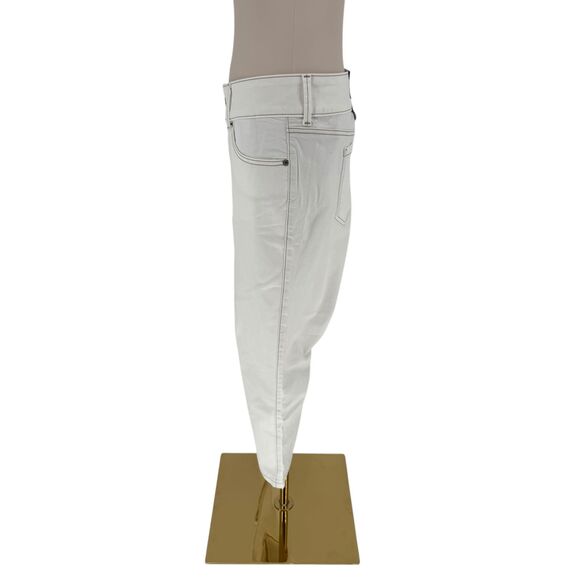Torrid Crop Jegging Jean 20 2X White Cream Super Soft High Rise Skinny Stretch - Picture 8 of 16